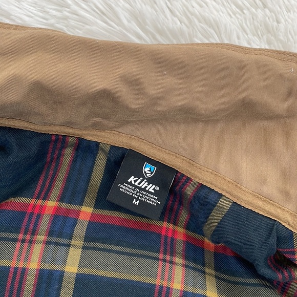 Kuhl Women’s Canvas GENERATR FLANNEL LINED jacket Womens medium - Picture 7 of 13